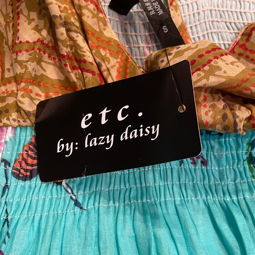 NWT Colorful Patchwork Sundress - Picture 9 of 9